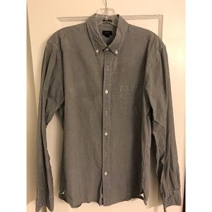 J.Crew Gingam print button up.